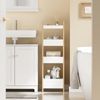 SoBuy FRG226-H-WN Badezimmerregal, MDF, Lackiert, Weiß, 28 x 90 x 20 cm Bild 5