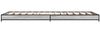 vidaXL Bettrahmen Grau Sonoma 80 x 200 cm Holzwerkstoff 8009146 Bild 5