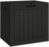 vidaXL Gartenbox Schwarz 55,5x43x53 cm Polypropylen 364164 Bild 2