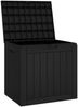 vidaXL Gartenbox Schwarz 55,5x43x53 cm Polypropylen 364164 Bild 4