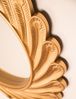 Wand Spiegel, Kunststoff, Gold, 40 cm Bild 3