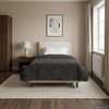 vidaXL Ganzjahresbettdecke Gepolstert Anthrazit 135 x 200 cm 42026229 Bild 1