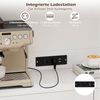 COSTWAY Küchenbuffet 180 cm Küchenschrank mit Ladestation & Arbeitsplatte Bild 3
