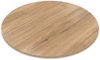 Dekor Spanplatte 28mm Tischplatte rund melaminharzbeschichtet Eiche Sanremo Classic mit ABS Kante - Größe 130 x 130 cm - Höhe 2,8 cm - Farbe Eiche Sanremo Classic Bild 3