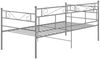 Schlafsofa Bettgestell Grau Metall 90x200 cm [324769] Bild 5