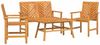 vidaXL Garten-Lounge-Set 4 pcs Braun Massivholz Akazie 3154127 Bild 2
