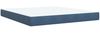 vidaXL Boxspringbett mit Matratze Blau 180x200 cm Samt 3286376 Bild 5