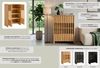 Home affaire Mehrzweckschrank MURET, multifunktionale Kommode, 4 Fächer und 2 Türen, Lamellenfronten (Maße B/T/H: 60/35,4/87 cm) Kommode mit viel Stauraum, Maße B/T/H: 60/35,4/87 cm Bild 3