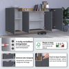 OTTO home Sideboard BOLSENA, Kommode, Schrank,Lowboard mit 6 Fächer und offenes Ablagefach (1 St), stehend/hängend montierbar, Made in Italy, B/T/H: 160 × 35 × 71,2 cm Bild 3