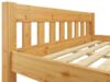 Erst-Holz Einzelbett Natur 90x190 Bett, Rollrost Senkrechte Balken Bild 5