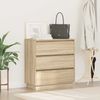 vidaXL Nachttisch Sonoma-Eiche 71 x 34,5 x 75 cm Holzwerkstoff 869636 Bild 4