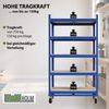 Etagenwagen 195x90x45 cm750kg 5 Ebenen Transportwagen Magazinwagen Kommissionierregal Bild 4