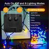 Ophy LED Solarleuchte LED Solar-Lichterkette (12 m, 100 LEDs, 8 Modi) – wasserdicht, solarbetrieben – für Garten, Hochzeit, Party & Weihnachten Bild 4