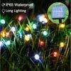 Ophy LED Solarleuchte LED Solar-Lichterkette (12 m, 100 LEDs, 8 Modi) – wasserdicht, solarbetrieben – für Garten, Hochzeit, Party & Weihnachten Bild 3