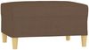 vidaXL Fußhocker Braun 70 x 55 x 41 cm Stoff [349274] Bild 2
