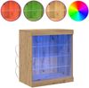 vidaXL LED-Sideboard Artisan-Eiche 60,5 x 37 x 67 cm Holzwerkstoff 863043 Bild 4