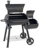LANDMANN 'Vinson 200' Smoker, klassischer 16-Zoll-Smoker mit 4-in-1 Funktionen, abgerundetes Design für optimale Luftzirkulation, massive emaillierte Stahlroste, mit Deckelthermometer Bild 2
