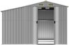 vidaXL Gerätehaus Grau 277x192,5x179 cm Verzinkter Stahl 3188289 Bild 5
