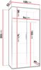 Kleiderschrank Midere 100 (Farbe: Artisan Eiche) Bild 5