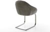 Freischwinger Gaio-Flex Bouclé Soft Schlamm Freischwinger flach Graphit Bild 5
