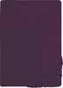 biberna Jersey-Elastic-Spannbetttuch 0077866, dunkel violett, 1x 180x200 cm - 200x220 cm Bild 5