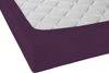 biberna Jersey-Elastic-Spannbetttuch 0077866, dunkel violett, 1x 180x200 cm - 200x220 cm Bild 2