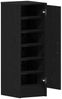 vidaXL Schuhschrank Schwarz Eichen-Optik 32 x 35 x 92 cm Holzwerkstoff 862685 Bild 4