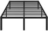 Yaheetech Metallbett 140x200 cm, Bettrahmen 41 cm H mit Lattenrost, Bettgestell aus Metall Bild 4