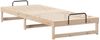 vidaXL Bettrahmen Braun 90 x 220 cm Massives Kiefernholz 873169 Bild 4