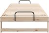 vidaXL Bettrahmen Braun 90 x 220 cm Massives Kiefernholz 873169 Bild 5