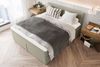 99rooms 'Phönix' Boxspringbett, Beige, 200x200 cm, Webstoff MALMO_NEW Bild 3