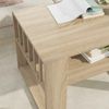 vidaXL Couchtisch, Holzwerkstoff Sonoma-Eiche, 66 x 49,5 x 45 cm Bild 4