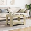 LED-Couchtisch, Sofatisch Sonoma Eiche 73x53x45 cm Holzwerkstoff Bild 4