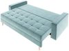 Sofa 3-Sitzer BELANO mit Schlaffunktion Mintgrün Bild 4