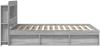 vidaXL Bettgestell mit Stauraum Grau Sonoma 140 x 190 cm Holzwerkstoff 3433489 Bild 4