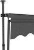 Einziehbare Markise, Sonnenmarkise Handbetrieben mit LED 100 cm Anthrazit Bild 4