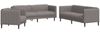 vidaXL 3-tlg. Sofagarnitur Taupe Stoff 3209234 Bild 2