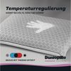 Dunlopillo Nackenstützkissen Climate Control, NEUHEIT, in 40cm x 60cm x 13cm, Made in EU, Füllung: Viskoschaum, Bezug: Polyester & Viskose, Seitenschläfer, Rückenschläfer, Temperaturregulierendes Visko-Nackenstützkissen Bild 4
