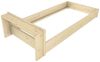 Familien-Nesterl Einzelbett 90 220 23 Zirbe mit Ablage Bild 3