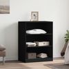 vidaXL Kleiderschrank Schwarz 77x48x102 cm Holzwerkstoff 840822 Bild 3