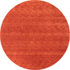 Gabbeh Teppich - Softy - Uni 200 x 200 cm - dunkelcamel - rund Bild 3