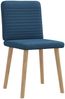 vidaXL Esszimmerstühle 2 Stk. Blau Stoff 4101152 Bild 3
