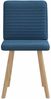 vidaXL Esszimmerstühle 2 Stk. Blau Stoff 4101152 Bild 4