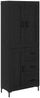 vidaXL Highboard 2 pcs Schwarz Eichen-Optik Holzwerkstoff 3416152 Bild 2