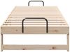 vidaXL Bettrahmen Braun 90 x 210 cm Massives Kiefernholz 873160 Bild 5