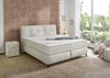 Boxspringbett 180x200 Federkern-Wendematratzen H3/H4 Bonell Flachgew. Beige Grau Bild 2