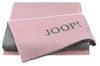 JOOP! 'Uni-Doubleface' Wohndecke, Baumwollmischgewebe, rose / graphit, 150 x 200 cm Bild 4