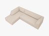 Micadoni 4-Sitzer Modular Sofa Ruby Links Strukturierter Stoff Ottawa Beige Bild 4