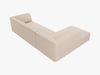 Micadoni 4-Sitzer Modular Sofa Ruby Links Strukturierter Stoff Ottawa Beige Bild 5