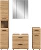 Badkombination (B/H/T: 150x185x30 cm) in Artisan Oak Nachbildung und Artisan Oak Nachbildung Bild 2